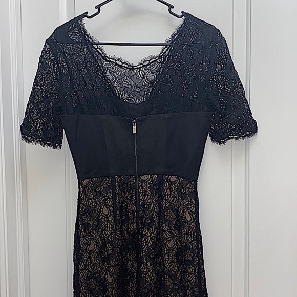 NWOT BCBGMaxAzria Lila Black lace bustier dress lined size 4 - Picture 9 of 15